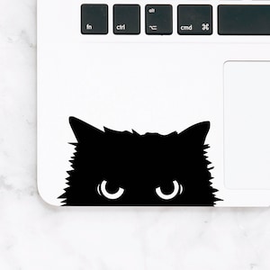 Peeking cat vinyl decals, Peeking cat Stickers, Cat stickers, Cat decals, Car Stickers, Cat car decals
