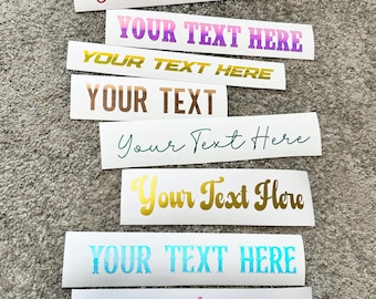 Stickers prénoms personnalisés, Stickers prénoms personnalisés, Stickers vinyles texte personnalisés, Stickers prénoms pour voiture, Stickers voiture