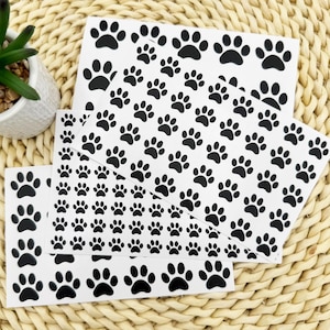 Stickers chats | autocollant de chat | Stickers pattes de chat | Stickers vinyles pattes de chat | Stickers pattes de chat | Stickers chats, stickers pour agenda