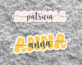 Custom Name Sticker, Custom Sticker Personalized Sticker, Custom Name decal, Custom text Laptop Sticker, Water bottle sticker