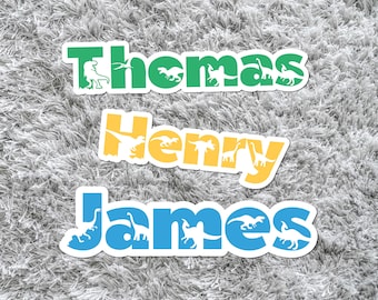 Custom Name Sticker, Custom Sticker Personalized Sticker, Custom Name decal, Custom text Laptop Sticker, Water bottle sticker