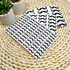 Schnurrbart-Aufkleber, Schnurrbart-Aufkleber, Schnurrbart-Aufkleber, Schnurrbart-Party-Aufkleber, Schnurrbart-Partydekoration, Schnurrbart-Vinyl-Aufkleber-Set