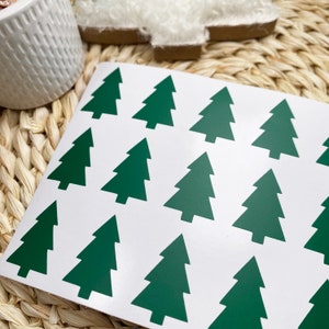 Adesivi per alberi di Natale / Adesivi per alberi di Natale / Adesivi per le feste / Sigilli per buste di Natale / Adesivi per confezioni regalo / Adesivi di Natale