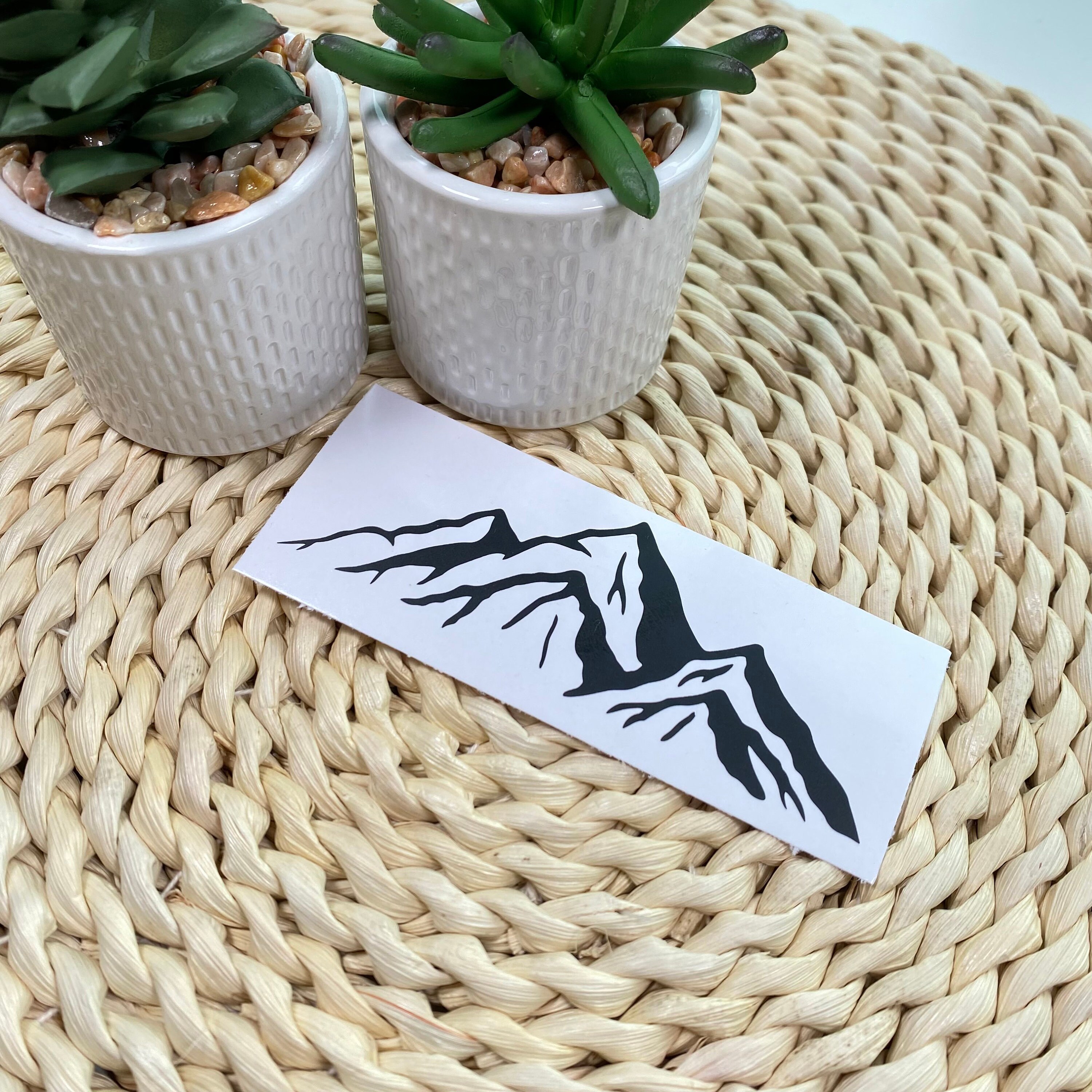 Mountain Decal, Mountain Sticker, Camper Sticker, Van Sticker, Caravan ...