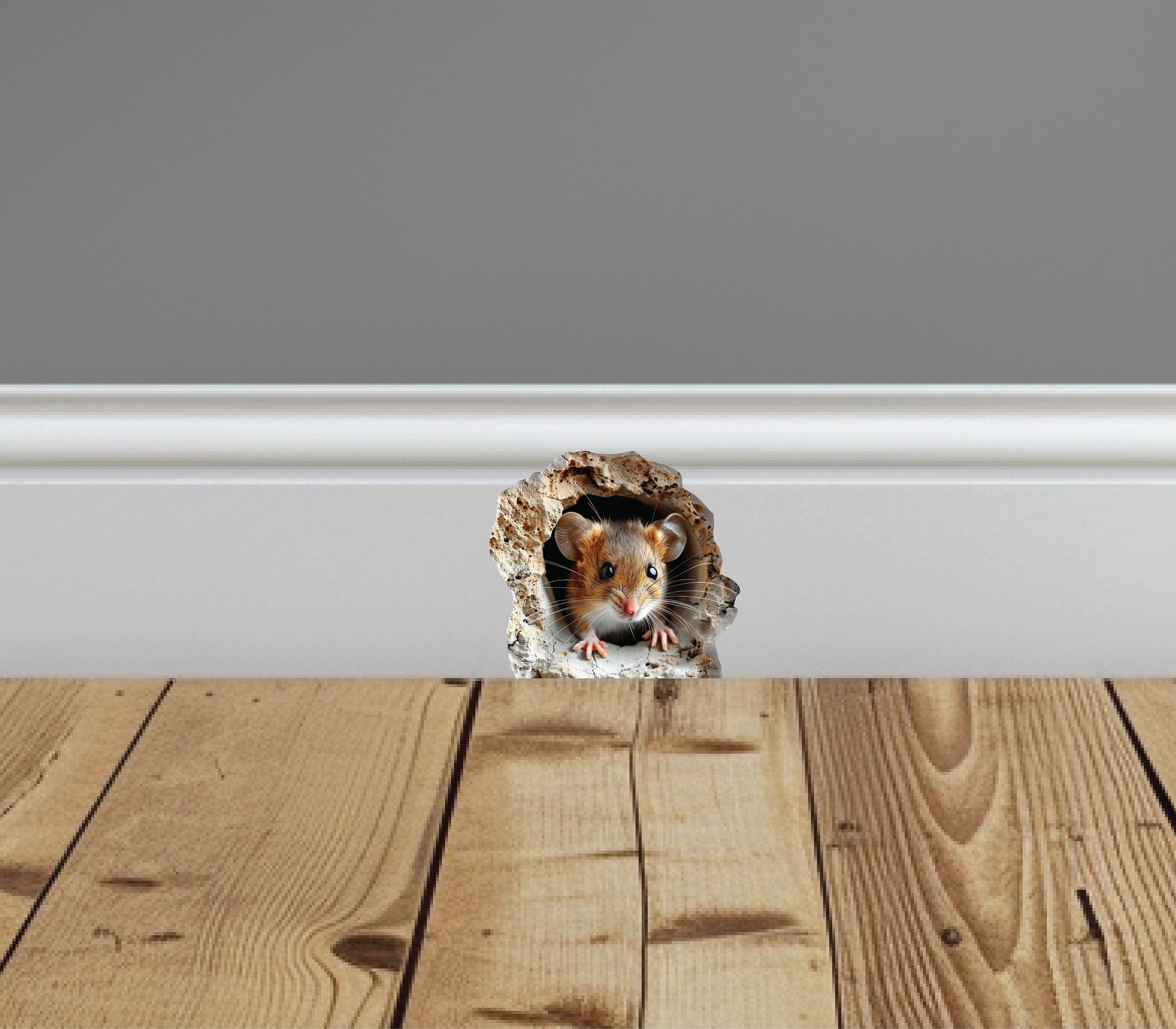 Muursticker Voetballer 3D Effect