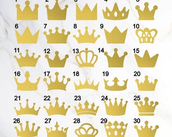 Crown decals, Crown stickers, Crown vinyl decals, Crown vinyl stickers, Crown Wall decals, Crown Window decals, Car decals, Party decals