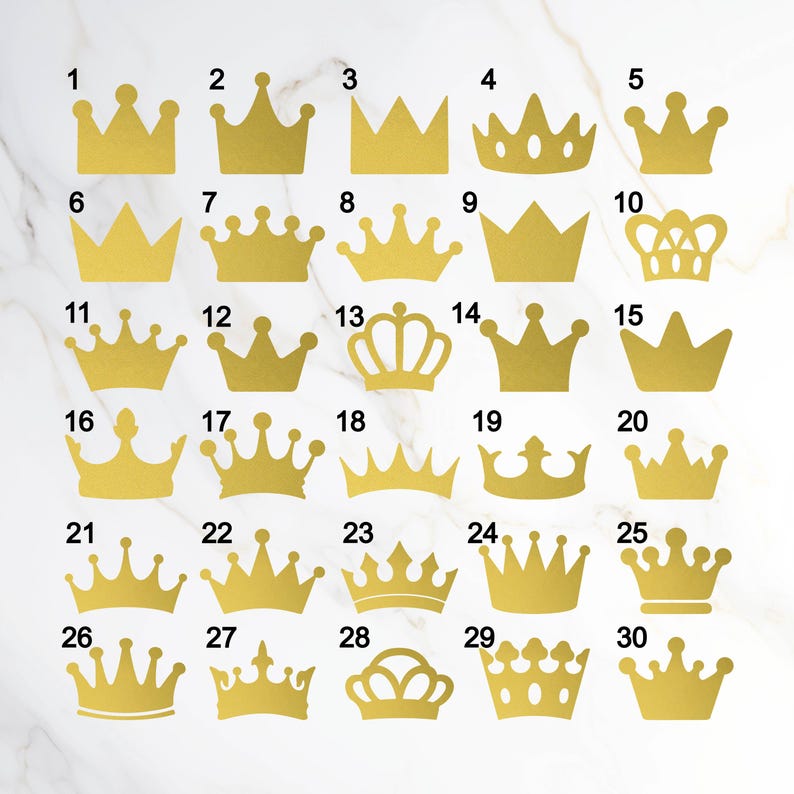 Crown Decals, Crown Stickers, Crown Vinyl Decals, Crown Vinyl Stickers ...