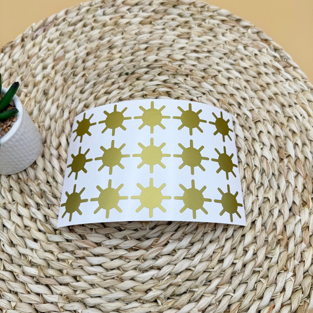 Sun Decals, Sun Stickers, Sun Vinyl Decal Set, Sun Sticker Set, Sun ...