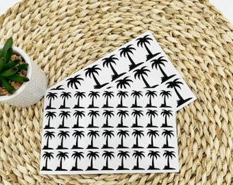 Palmboomstickers | Sticker palmboom | Stickerset palmboom | Vinylstickers palmboom | Vinylstickers palmboom | Stickers palmboomplanner