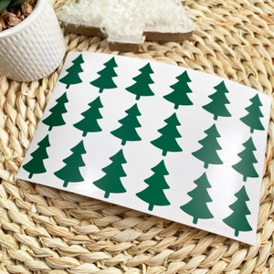Adesivi per alberi di Natale / Adesivi per alberi di Natale / Adesivi per le feste / Sigilli per buste di Natale / Adesivi per confezioni regalo / Adesivi di Natale