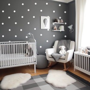 Polka dot wall decal, Polka Dot Wall stickers, Polka Dot Wall Decor, Nursery Kids Room Wall Decor, Circle Wall Art Stickers, wall decal set