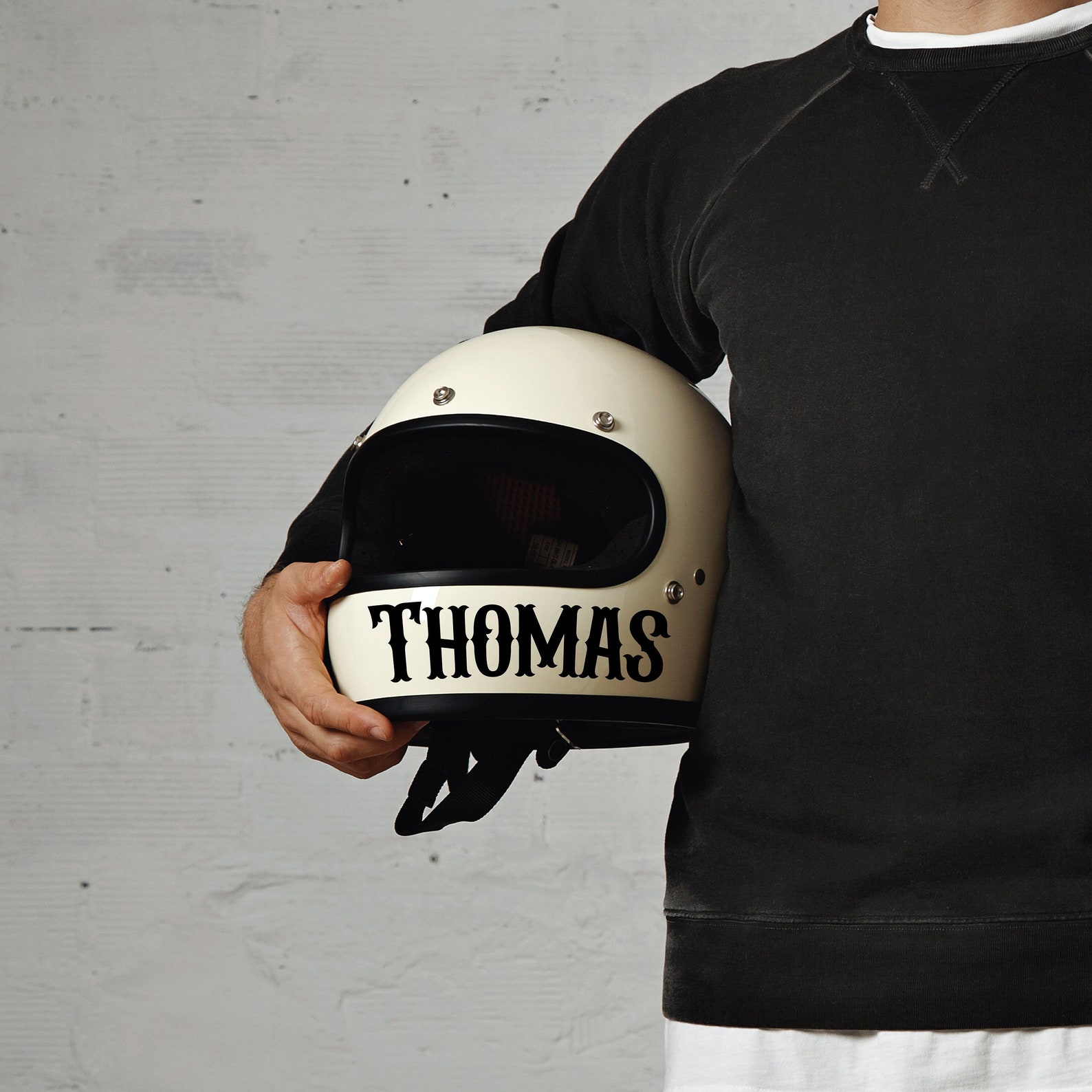 Motorcycle Helmet Sticker, Custom Name Decals, Custom Name Stickers ...