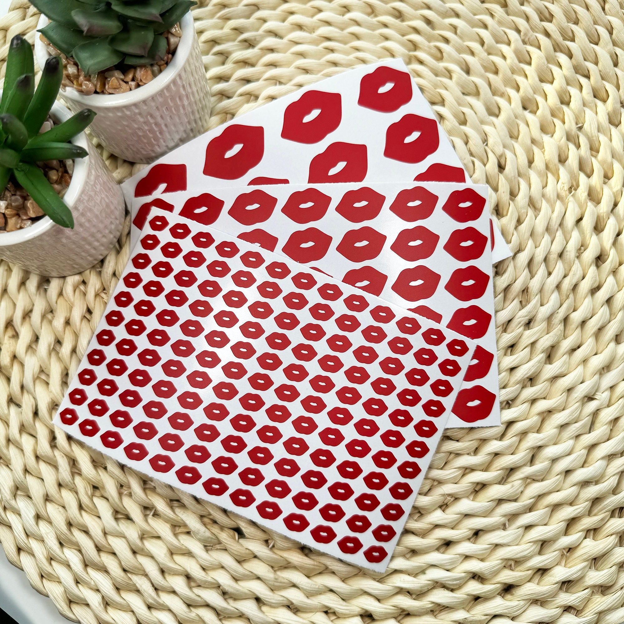 Collage Sticker Lips Lips Decals, Lips Stickers, Lips Vinyl Decal Set, Lips Sticker Set ...