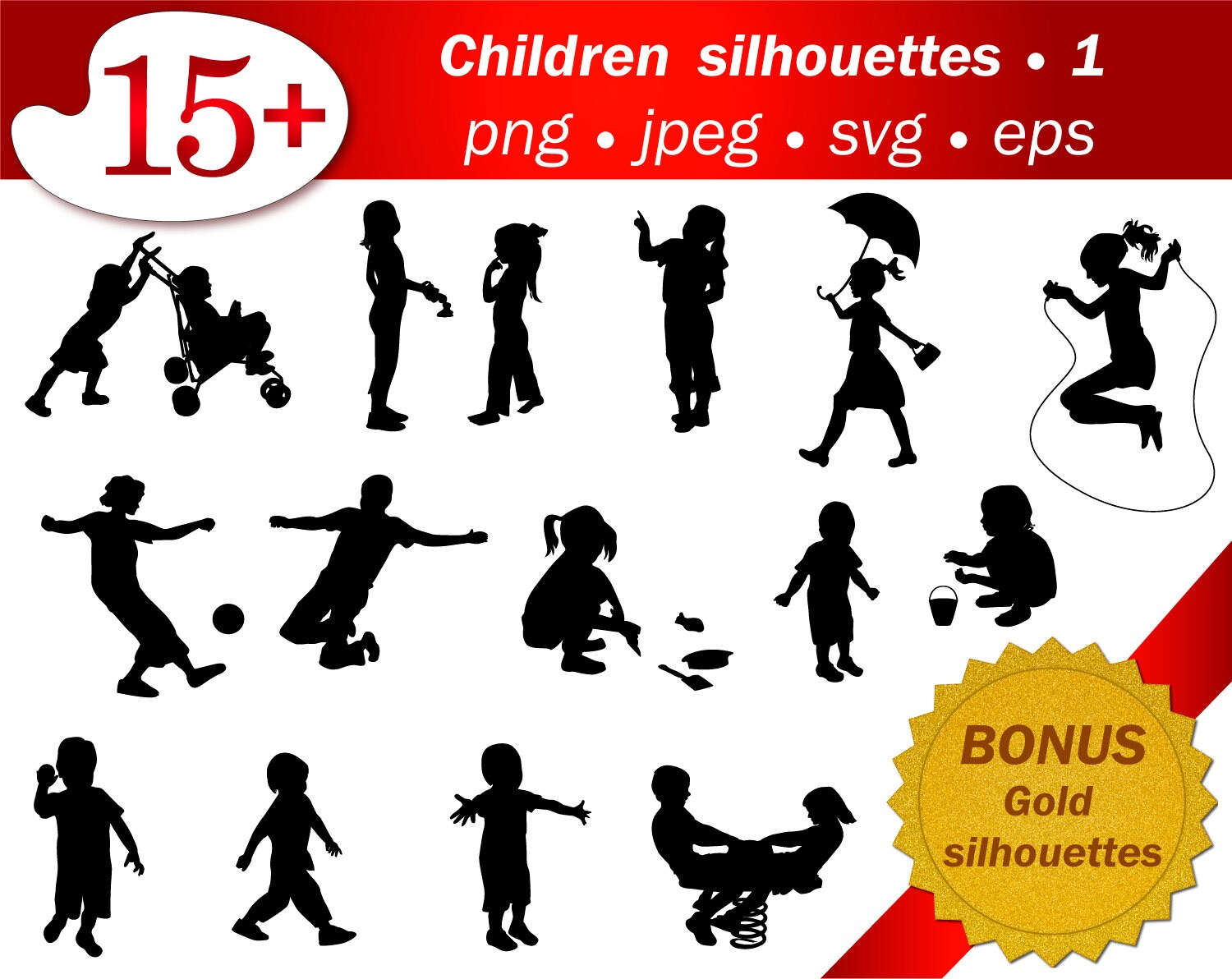 Free Free Child Silhouette Free Svg 813 SVG PNG EPS DXF File