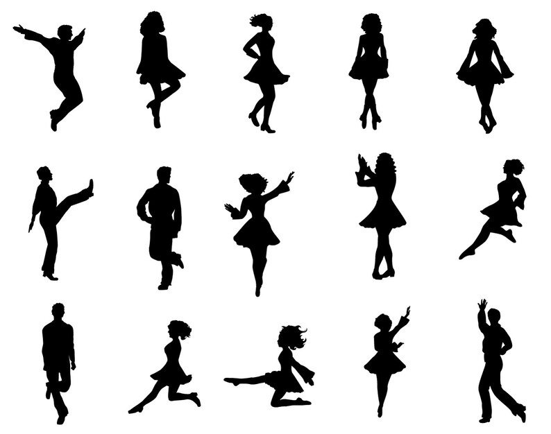 Download SVG irish dancer silhouette. Silhouette cameo Cricut People | Etsy