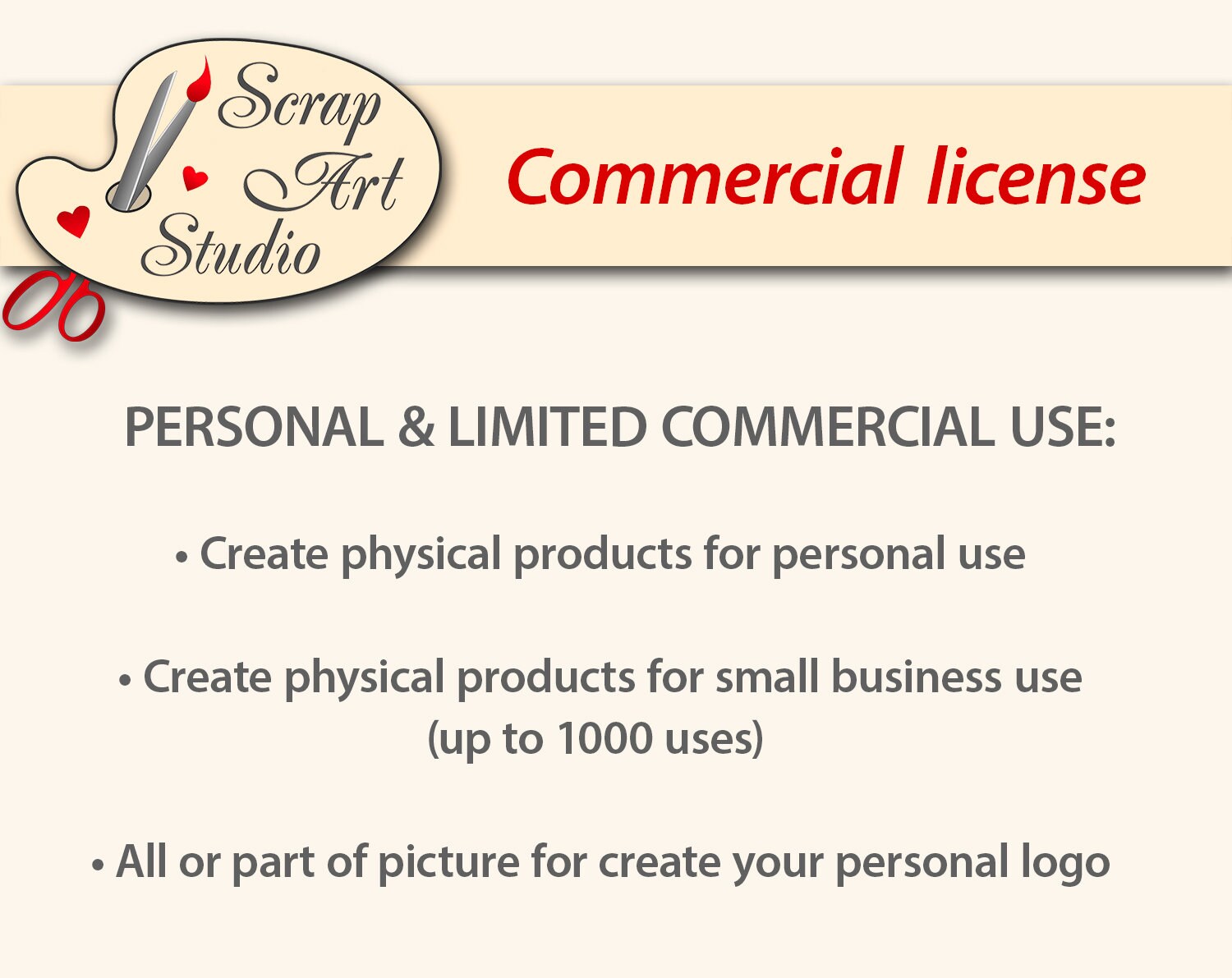 Commercial License for Digital Files