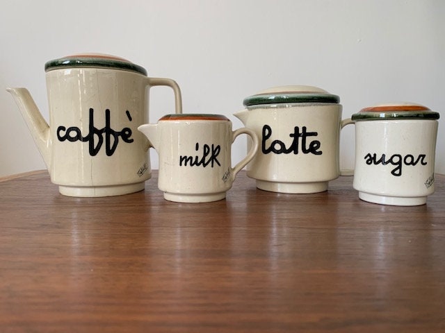 Mid Century Modern Baldelli Italia Pottery Set - Etsy Canada