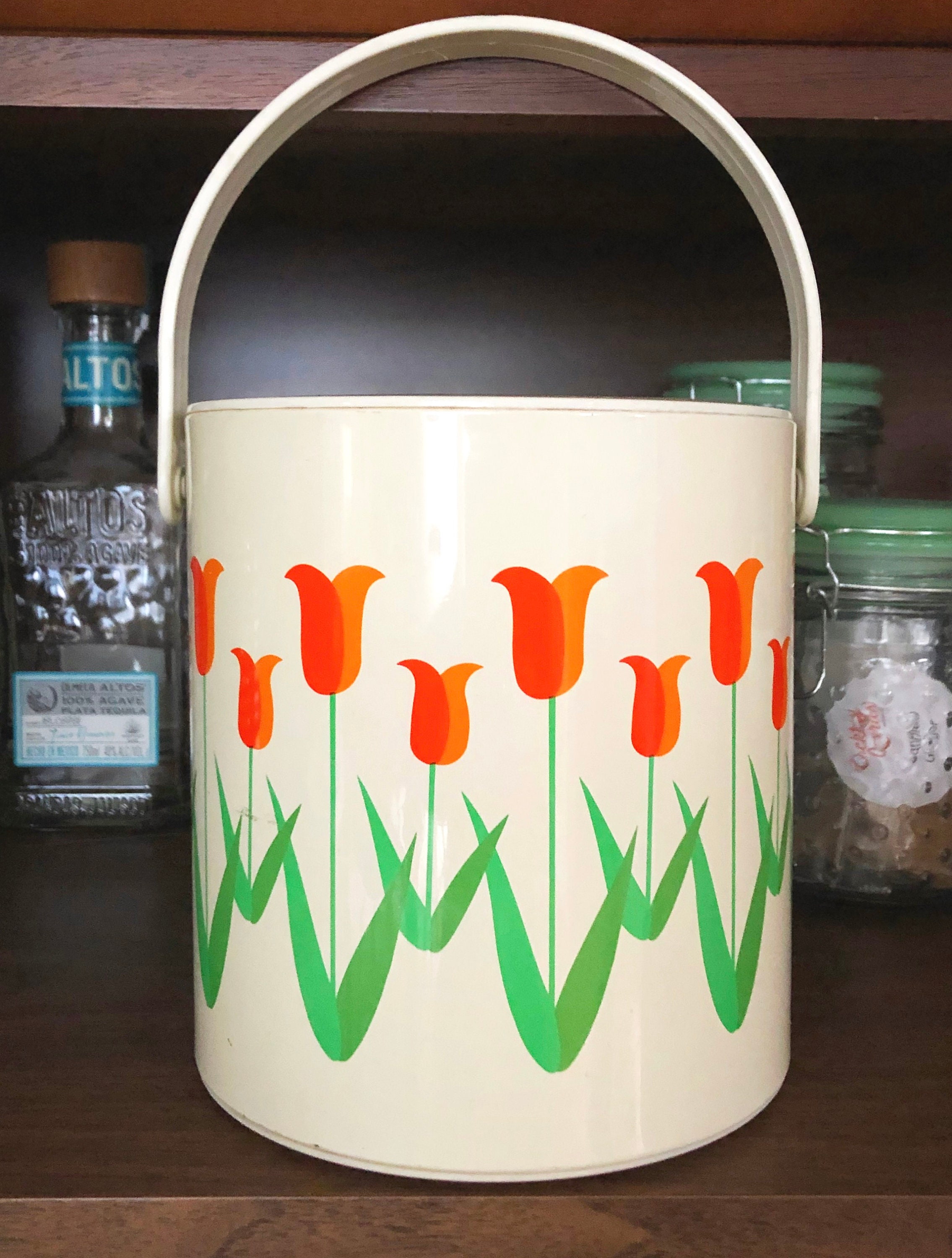 Vintage retro sale ice bucket