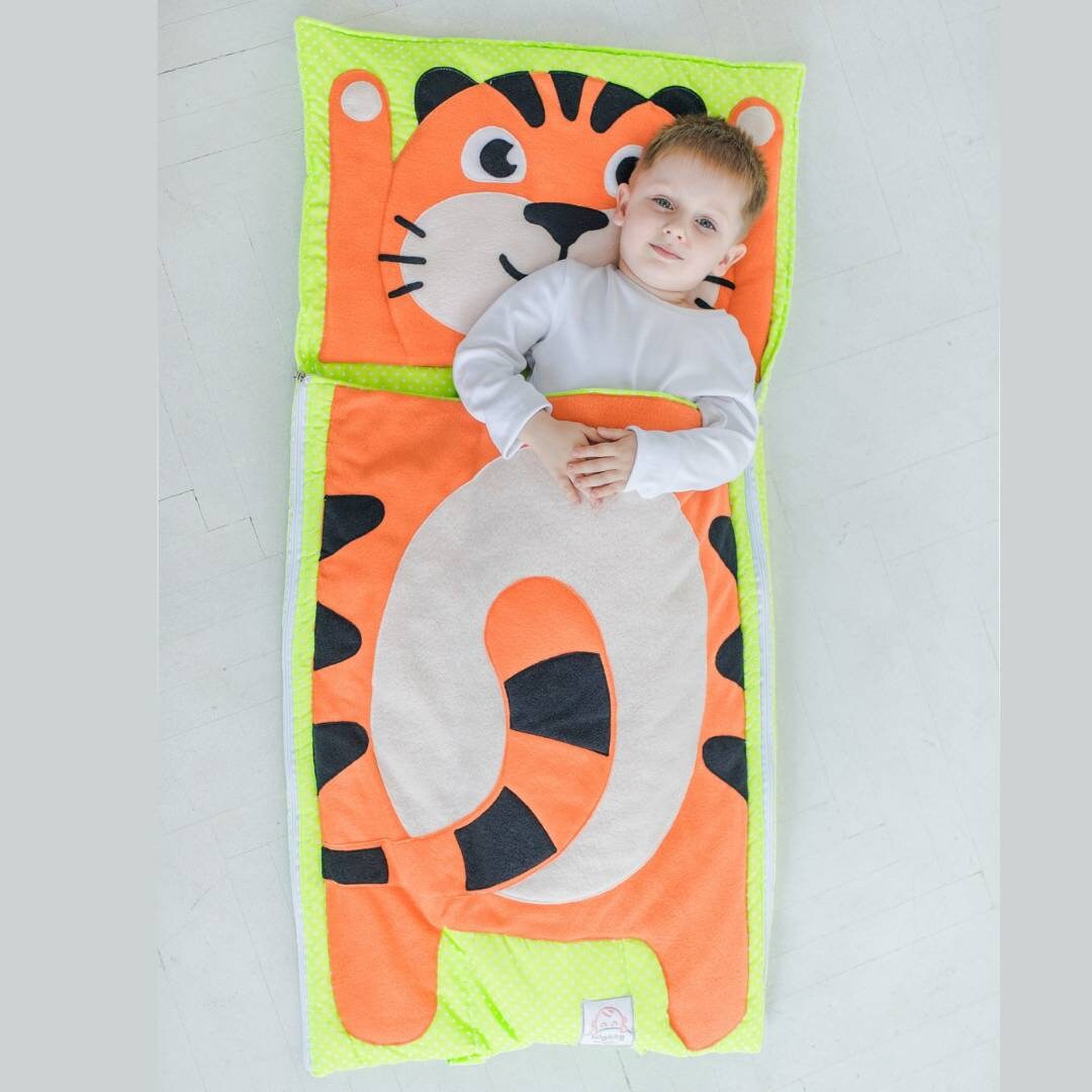 TODDLER SLEEPING BAG Tiger baby bed set kids Etsy