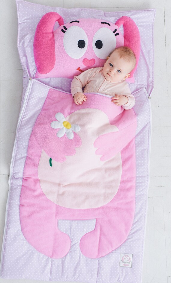 Baby Snuggle Sack Bunny Bedding Kids Sleeping Bag Etsy