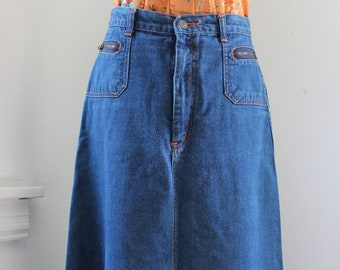 1970 denim skirt