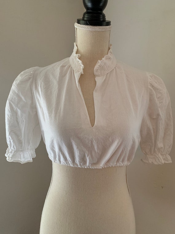 1980s Milk Maid Top