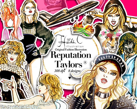 Taylor Swift Reputation Sticker, Taylor Swift Sticker