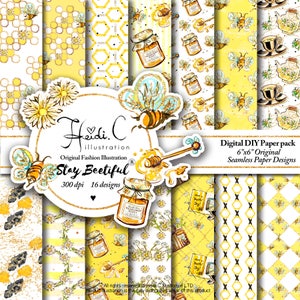 Bee Printable Bee Clip Art Bee Clipart Bumble Bee Birthday Pattern Honey Bee Pattern Bee Background Bee Graphics Summer Clipart Bee Pattern