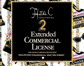 2 Extended Commercial license Bundle |No credit required|
