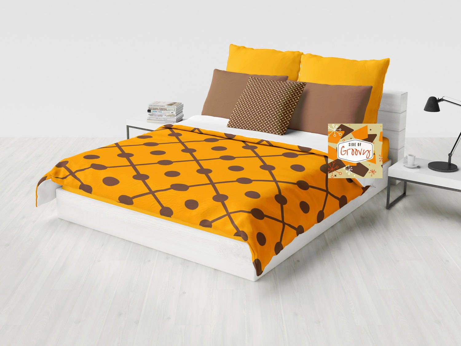 Retro Duvet Cover 70s duvet cover cool Duvet cover mid Etsy