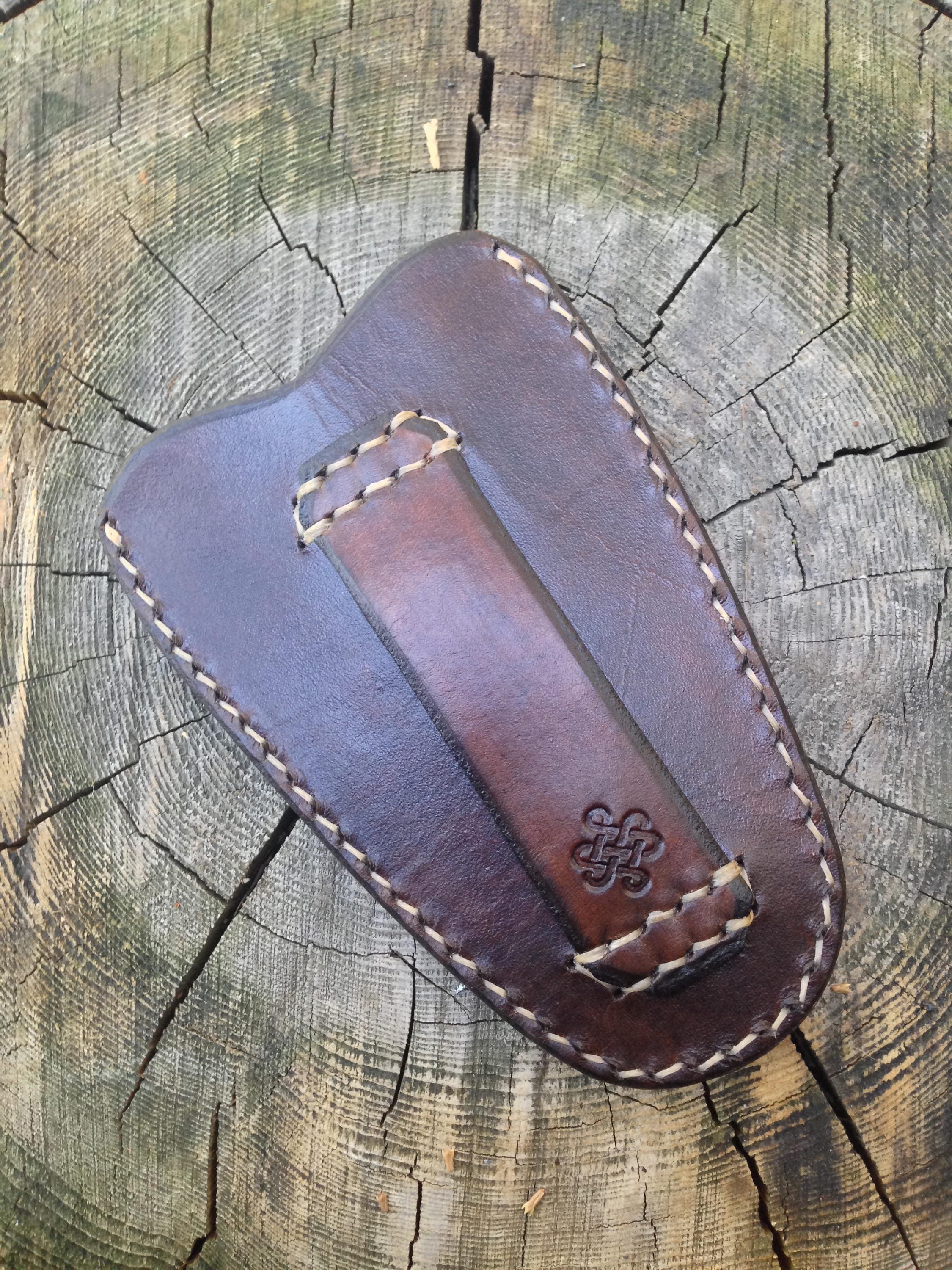 Shears Pliers Multitool leather sheath with belt clip or belt