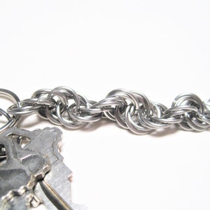 16th Birthday Gift Boy - 18th Birthday Gift Boy - 21st Birthday Gift Man - Fidget Keychain - Chainmail Keychain - Masculine Keychain