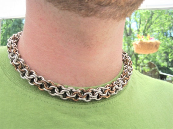 mens dog collar necklace