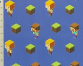 Minecraft Alex Steve Toss Cotton Fabric Springs Creative Mojang