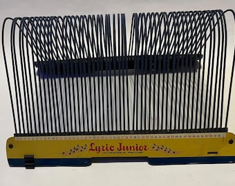 Vintage Lyric Junior Vinyl Record Holder: MCM Storage for 50 Records