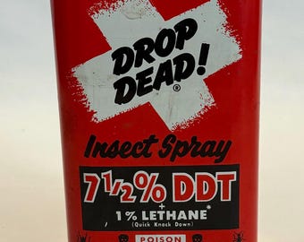 Bug-a-boo Brand Super Insect Spray Tin, Socony-vacuum Oil Company