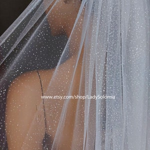 Shimmer veil, Sparkle Veil, Simple glitter veil