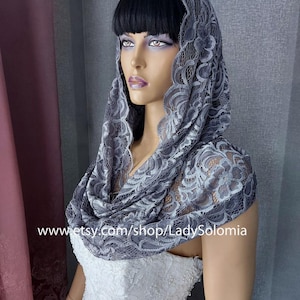 Buy Veil Lace Mantilla Catholic Church Veil Head Covering Latin Mass