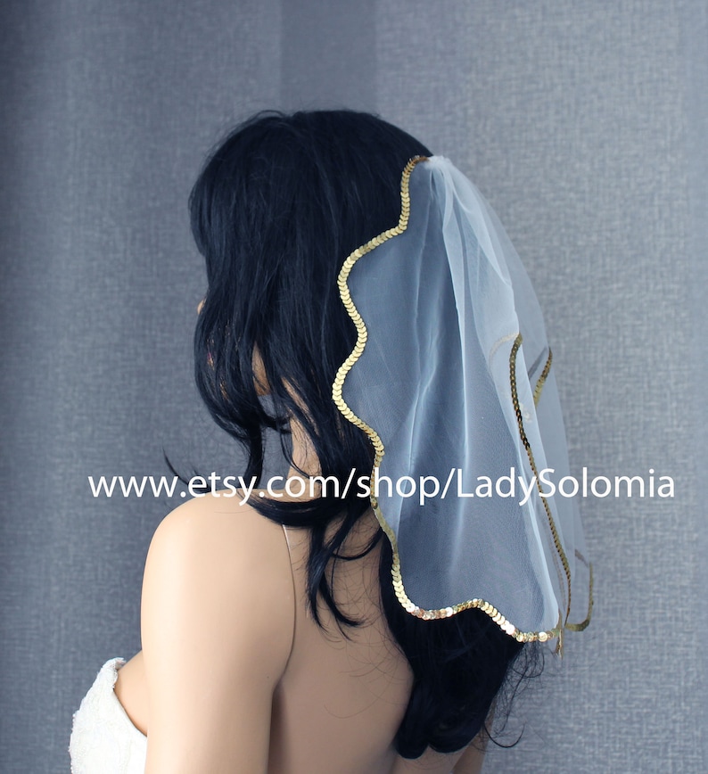 Bride Hen Party Headbend veil Fun Veil Bachelorette Party Veil Engagement Party Ivory wedding veil Costume veil Fake veil Hen Party Veil