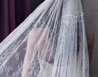 Vintage Bridal Veil Wedding Veil Pristine White Faux Pearl  display picture 2