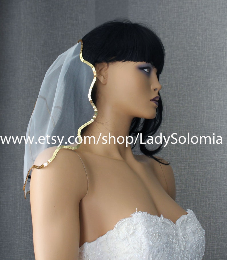 Bride Hen Party Headbend veil Fun Veil Bachelorette Party Veil Engagement Party Ivory wedding veil Costume veil Fake veil Hen Party Veil