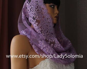 Voiles Chrétiens Femme XEPST - 2 Pièces Dentelle Triangle - Noir Et Blanc - Pour Église/Mariage