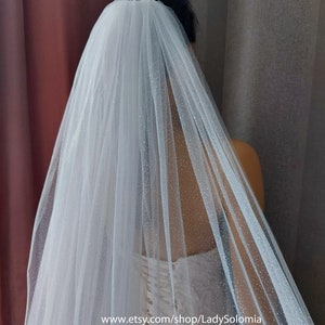 Sparkle Veil, Shimmer veil, Simple glitter veil Width 120 &quot;