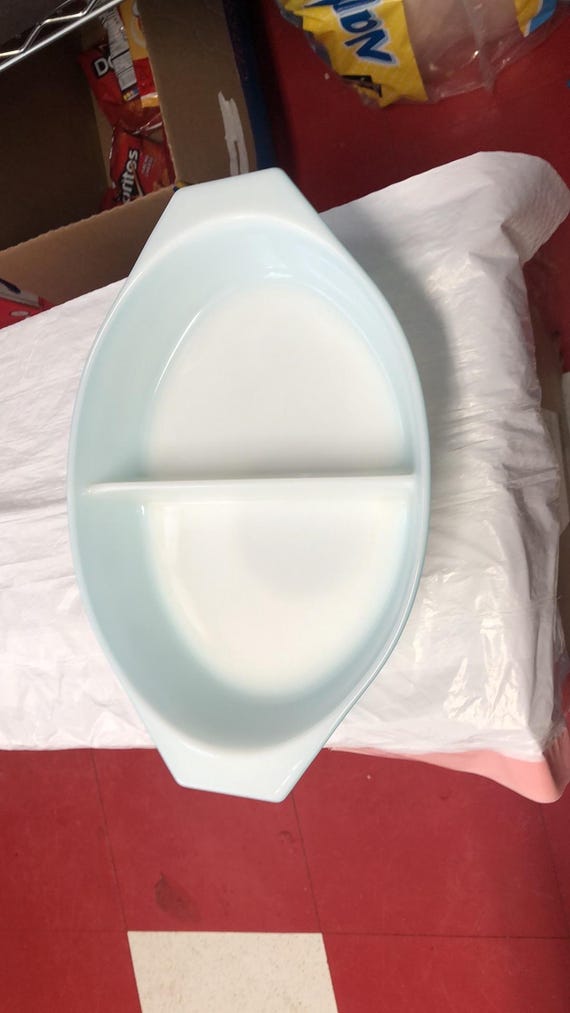 パイレックス　スノーフレーク　ローフパン　キャセロール　ビンテージ