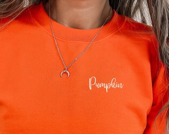 Pumpkin Crewneck Sweatshirt | Cute Pumpkin Sweatshirt | Fall Sweatshirt | Autumn Sweatshirt |Thanksgiving Sweatshirt | Halloween