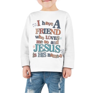 Toddler Christian T-shirt: Jesus Loves Me Graphic Tee