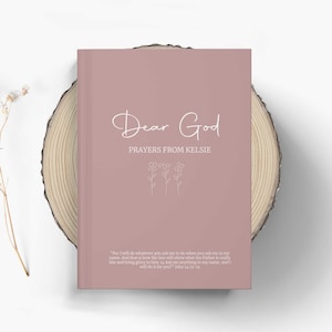 Personalized Prayer Journal For Women | Dear God Prayer Journal | Christian Gift Journal | Religious Ladies Prayer Diary | Gift for Women