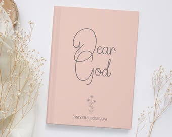 Personalized Prayer Journal For Women | Dear God Prayer Journal | Christian Gift Journal | Religious Ladies Prayer Diary | Gift for Women
