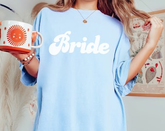 Mrs. Personalized T-shirt | Bride T-shirt | Wedding T-shirt | Mrs. Nightgown | Honeymoonin' T-shirt | Oversized T-shirt | Comfort Colors