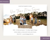Family Mini Session Template, Photography Template, Your Theme Mini Sessions Template, Instagram marketing, Photographer Marketing Board